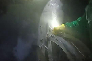 六盘水消防水池堵漏现场
